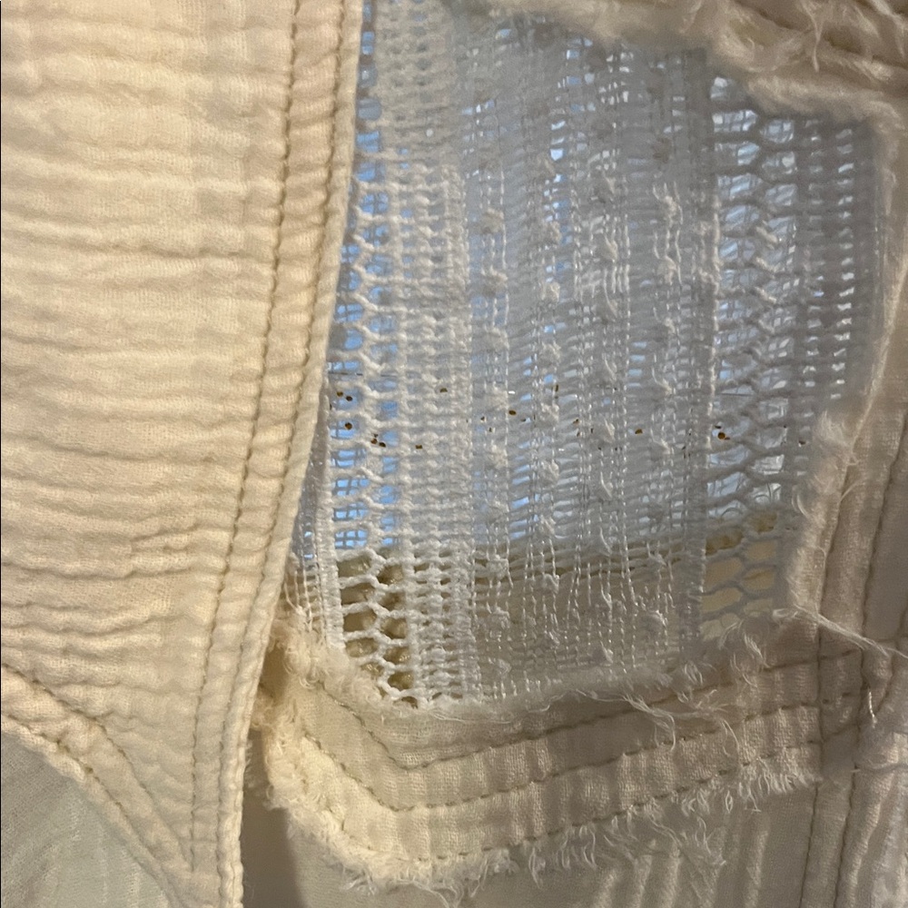 Pol Ivory And Multicolor Patchwork Mini Dress - image 5